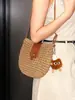 Bolso de Paja Tejida Transfronterizo para Mujer 2026 Diseño de Nicho Moda Playa Bolso para Teléfono Hombro Único Cruzado Bolso de Mujer