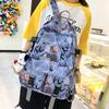 Moda marca escola saco masculino personalizado grafite Sports Leisure College mochila de estudante comércio exterior nova mochila de grande capacidade moda