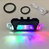 Lanterna Traseira para Bicicleta de Montanha Luz de Advertência Traseira Recarregável por USB