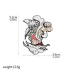 Mercancía de Anime Broches de One Piece: Luffy Sombrero de Paja, Zoro, Ace, Insignias de Barco Pirata
