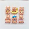 Mini tamanho pequeno marrom animal capivara resina acessórios creme gel grampo de cabelo anel buraco sapatos acessórios papelaria material