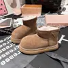 Botas de nieve populares de suela gruesa para mujer, nuevo estilo de invierno 2026, botines para el noreste de China, con forro de felpa, engrosados para abrigar y con un diseño de punta grande y redondeada