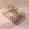 Organizador de labiales transparente caja de almacenamiento de cosméticos organizador de labiales exhibidor estante para maquillaje esmalte de uñas pastel en polvo perfume