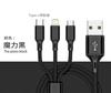 Adecuado para Apple Android Tipo-c tres en uno teléfono móvil uno arrastre tres línea de datos línea de carga rápida LOGO personalizado