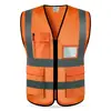 Chaleco de Seguridad para Construcción, Chaleco para Obra, Ropa Reflectante, Chaleco Reflectante con Logo, Chaleco Reflectante de Entrenamiento