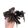 Goma para el pelo de encaje de malla brillante, modelo nuevo 2026 estilo coreano Dongdaemun, accesorio para el pelo de diseño nicho de lujo ligero para mujer
