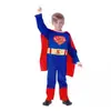 Disfraz de Superman para niños, ideal para fiestas de disfraces de Halloween. Disfraz de Superman estilo anime.