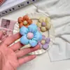 Tela Nueva de Primavera y Verano Accesorios de Flor de Cinco Pétalos Flores Hechas a Mano Diadema para Niños Falda Calcetines Accesorios para Joyería DIY Accesorios