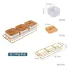 Estante de Arte de Hierro Charola para Snacks Estilo Nórdico Bol de Cerámica Dividido para Frutas para Hogar Sala de Estar Entretenimiento Plato de Frutas Postre