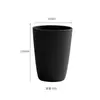 Taza de Agua Caliente de Paja de Trigo Transfronteriza Simple Creativa para el Hogar Taza de Barriga Grande Hogar Plástico PP Taza con Cepillo para Dormitorio