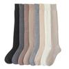 Meias de Cashmere Acima do Joelho para Mulheres, Meias de Outono e Inverno, Forradas com Lã, Meias Quentes Espessadas, Joelheiras, Meias para Coxa, Meias para Botas de Inverno