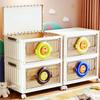 Caja de Almacenamiento Plegable para Niños Gabinete de Almacenamiento de Plástico sin Instalación Caja de Almacenamiento para el Hogar Gabinete de Almacenamiento para Ropa, Bocadillos y Juguetes