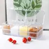 Set Moderno Sencillo para el Hogar Caja de Cuatro Compartimentos para Condimentos Suministros de Cocina para el Hogar Botella para Condimentos Frasco Combinado Multiusos