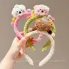 Nuevas diademas de dibujos animados para mujer, diseñadas para lavarse la cara, populares para usar con mascarillas faciales, de ala ancha, sencillas, elegantes y de alta calidad, accesorios para el cabello
