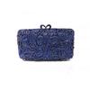 Bolso Jxl de Cristal Lleno de Diamantes de Imitación Calados Bolso de Mano Clutch de Noche con Cadena Bolso de Noche con Cadena de Un Hombro Bolso de Mujer