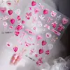 Novos Adesivos de Unha Femininos da Cyansea, Adesivos com Laços em Relevo, Acessórios de Nail Art para Meninas em Estoque