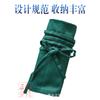 Bolsa de Almacenamiento para Instrumentos Quirúrgicos, Bolsa para Herramientas de Doble Párpado, Bolsa Insertable, Bolsa de Almacenamiento para Desinfección, Bolsa de Algodón Puro Verde Oscuro