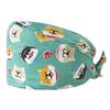 Gorro Quirúrgico para Mujer Algodón Puro Transpirable Gorro Estampado Gorro Baotou Dental para Hombre Gorro de Estomatólogo Gorro de Enfermera Gorro de Trabajo Antipolvo