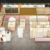 Estanterías para Joyerías Hechas a Medida de Fábrica, Exhibidores para Aretes y Collares de Boutiques en Centros Comerciales, Estanterías de Exhibición para Tiendas Departamentales de Juguetes de Moda, Diseño Completo de Tienda