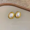 Pendientes Vintage de Segunda Mano Aguja de Plata Plisado Corazón Rojo Pendientes de Metal Pendientes Personalizados Retro Fabricante Venta al por Mayor