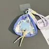 Mochila Pequeña Suave Colorida de Viaje Dopamina de Moda Billetera para Monedas Correa de Bolso Lanyard de Bloques de Color Accesorio de Bolsa Corta