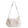 Bolsa de Mão Grande de Couro Floral Retro Moda para Mulheres 2026 Novo Estilo Artístico Coreano Tendência Elegante Bolsa Transversal