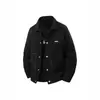 Chaqueta de plumón para hombre, estilo old money, para hombres de mediana edad y jóvenes, business casual, con cuello alto, engrosada para abrigar, abrigo corto de lana, moderno