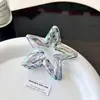 Nuevo Pasador de Pelo Brillante de Estrella de Cinco Puntas para la Parte Trasera de la Cabeza, Pasador de Color Caramelo, Pasador de Estrella, Pinzas de Tiburón Accesorios para el Cabello