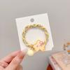 Pasador Dulce de Princesa Estilo Ins con Flequillo Lateral, Pinza para el Cabello Delicada y Versátil, Accesorio para el Cabello de Color Dopamina