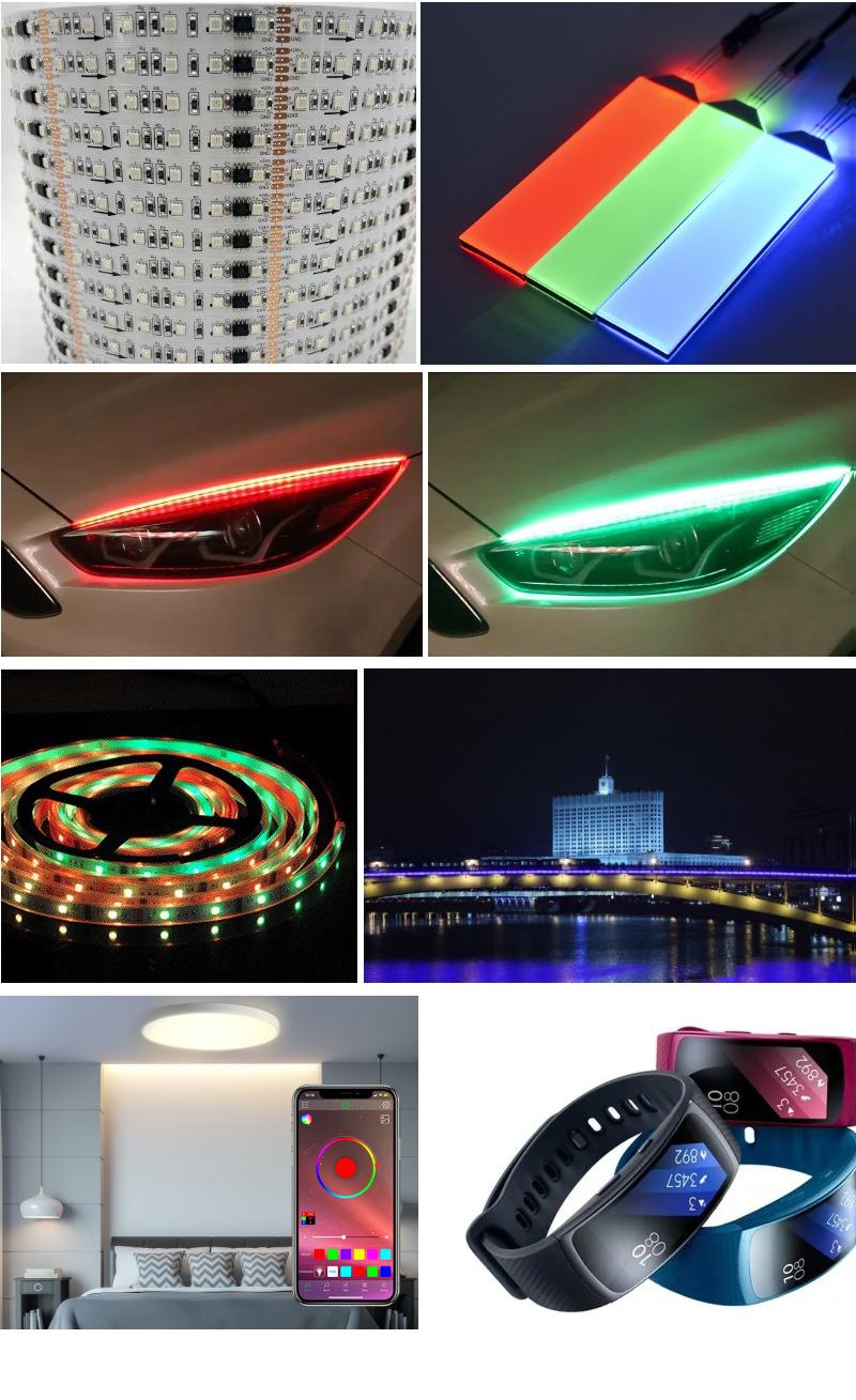 深圳smd led3030rgb灯珠大功率3030三色3色防雾灯全彩rgb贴片高亮灯珠生产厂家