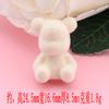 Desenho animado reunindo urso fazendo diy telefone móvel shell acessórios de resina creme cola hairpin cabeça corda caixa de armazenamento decorações