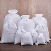 Bolsa de cordón de lino sintético al por mayor de Amazon, bolsa de lino compuesto para vino tinto, cordón de mano, bolsa de almacenamiento de brocado para juegos culturales