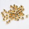 Cuentas de silicona de 14k con anillo para posicionamiento, ajuste de posición, accesorios de joyería hechos a mano, pulsera, collar, espaciador.