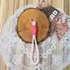 Acessórios de Chaveiro Tecidos em Nylon de Camada Dupla, Cordão para Bolsa, Mosquetão, Boneco de Pelúcia, Corrente para Celular, Pingente de Cordão