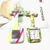 Fabricante de Shenzhen 2234 Reloj de Silicona Universal Estampado Cuadrado para Enfermeros Hombres y Mujeres, Reloj de Pecho para Examen de Estudiantes, Modelo Moderno Estilo Coreano