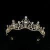 Accesorios de novia transfronterizos Accesorios de boda coreanos Tocado de princesa de corona de cristal para niños Diadema de diamantes de imitación de aleación