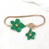 Transfronterizo Europeo y Americano Rosa Fresca Rojo Flor nicho dulce alta calidad luz lujo temperamento nuevo verano chica lindo pulsera