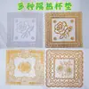 Alfombrilla Cuadrada para Cenicero, Alfombrilla Aislante para Mesa de Comedor del Hogar, Alfombrilla Impermeable para Jarrones, Posavasos de Regalo, Base de Bandeja de Tela