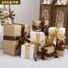 Caja de Regalo Hecha a Mano Navideña Decoraciones debajo del Árbol Juego de Siete Piezas Accesorios de Decoración para Ventana de Hotel y Centro Comercial Combinación de Adornos