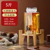 Copo de vinho garrafa jarra de vinho doméstica selada pote de vinho de ginseng de 10 jin barril de vinho com torneira fábrica de garrafas de vinho atacado
