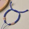 Cuerda de Pulsera Semi-Terminada Nudo Flor de Durazno Tejida a Mano Original Pulsera de la Suerte Cuerda Trenzada DIY Hilo de Jade Pulsera Estilo Chino