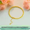Pulsera de Plata Pura 999 Esmalte Cepillado Bambú Pequeño Frijol Arcoíris Lujo Accesible Pulsera de Gama Alta Regalo para Mujeres