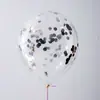 Atacado Balões Coloridos com Lantejoulas de 12 polegadas Decoração de Casamento Festa de Aniversário Influenciador Balões Transparentes com Lantejoulas