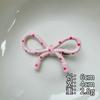 Pinza para el Cabello con Lazo de Puntos Rosas, Estilo Coreano Estilo Ins Simple para Flequillo, Pinza Lateral, Accesorio para el Cabello de Alta Gama