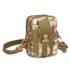 Riñonera de nailon resistente al desgaste e impermeable para teléfono móvil, cinturón para llevar, bolsa para correr, táctica para fanáticos militares, deportes al aire libre, camuflaje