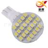 Luz indicadora de ancho LED para coche T10 24SMD, luz de lectura redonda, luz de lectura 24SMD, cuña 3528