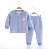 Traje Universal de Invierno Casual para Bebés y Niños Pequeños, Traje de Pantalón de Manga Larga de Algodón con Dibujos Animados, Ropa para Niños