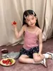 Aimobebbe 2026 Producto Nuevo de Verano para Niñas Top de Tirantes Dopamina Refrescante y Dulce de Alta Elasticidad sin Mangas