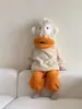 Pez payaso Otoño Invierno Niños Franela Coral Conjunto de Pijamas Niños Engrosado Niñas Vestido Pijama Bebé Ropa para el Hogar