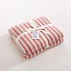 Algodón Puro Sin Estampar Algodón Tianzhu Tejido de Algodón Funda de Edredón Pieza Única Algodón Puro Simple Alta Calidad Rayado Fabricante de Ropa de Cama Venta al Por Mayor